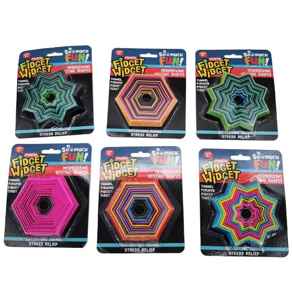 So Much Fun! Fractal Fidget Widget Toy Closeout Assortment: CLOSEOUT PRICE