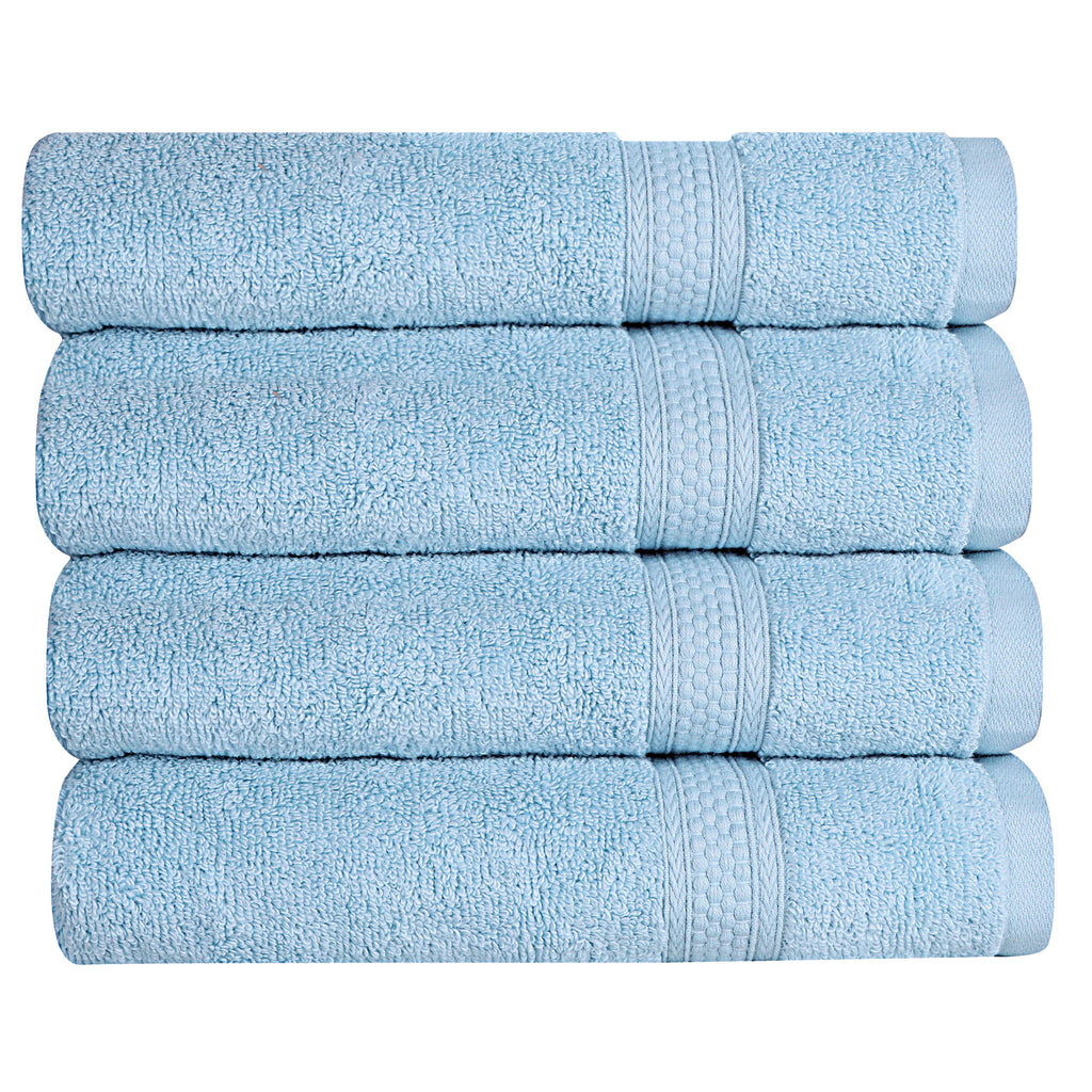 A1HC 100% Cotton Quick Dry & Highly Absorbent Bath Sheet Set: Peach Blush / Pack of 1 Bath Sheet (30"X54")