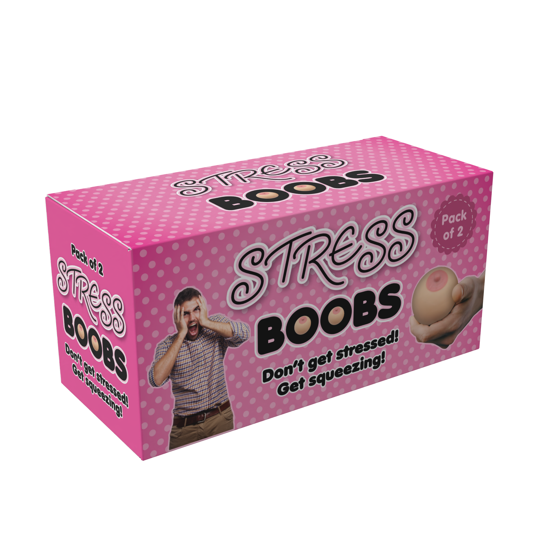 Stress Relief Boobs | Best Men Gift | Fun Office Accessories