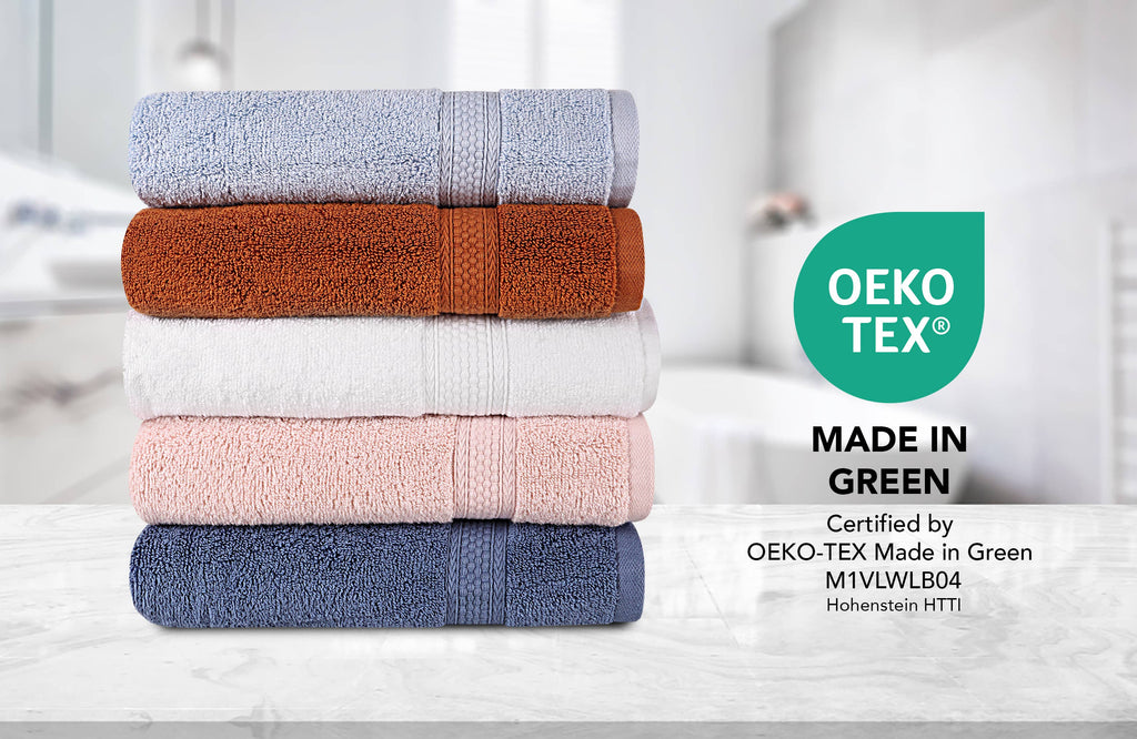 A1HC 100% Cotton Quick Dry & Highly Absorbent Hand Towel Set: Mood Indigo