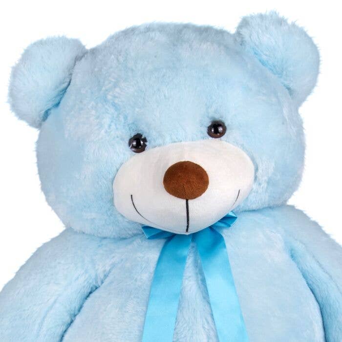 Large Blue Plush Teddy Bear 23"
