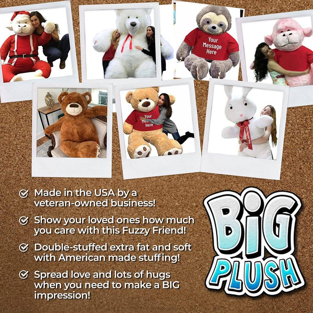 Giant Teddy Bear in Big Box Fully Stuffed & Ready to Hug: Tshirt I Love You