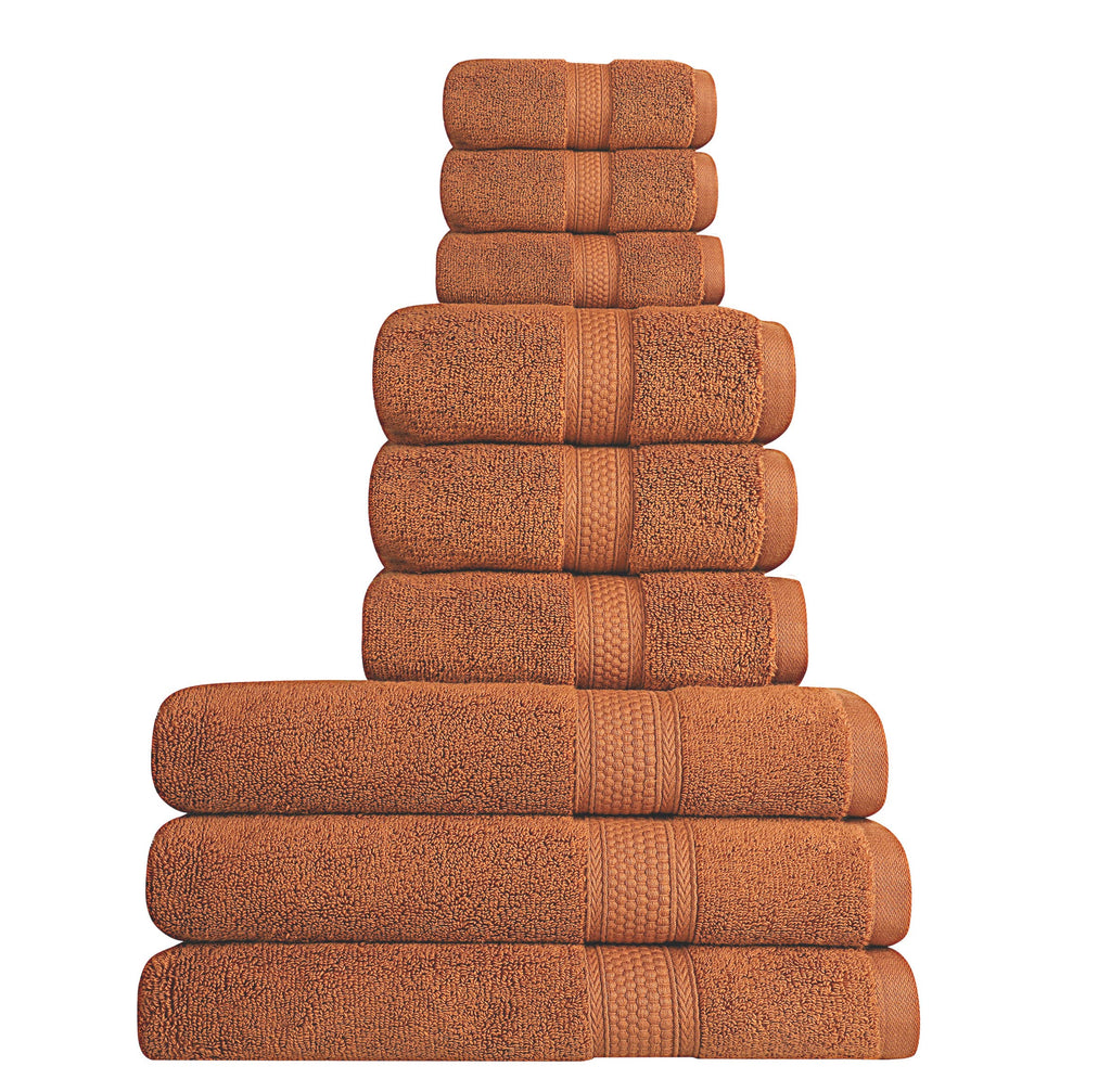 A1HC 100% Cotton Quick Dry & Highly Absorbent Bath Towel Set: Bright White / 3 Piece Set