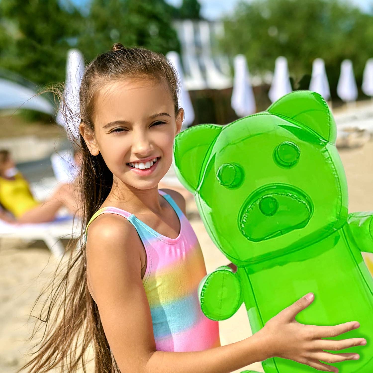 6 Pack Inflatable Gummy Bears - 24'' Giant Inflatable