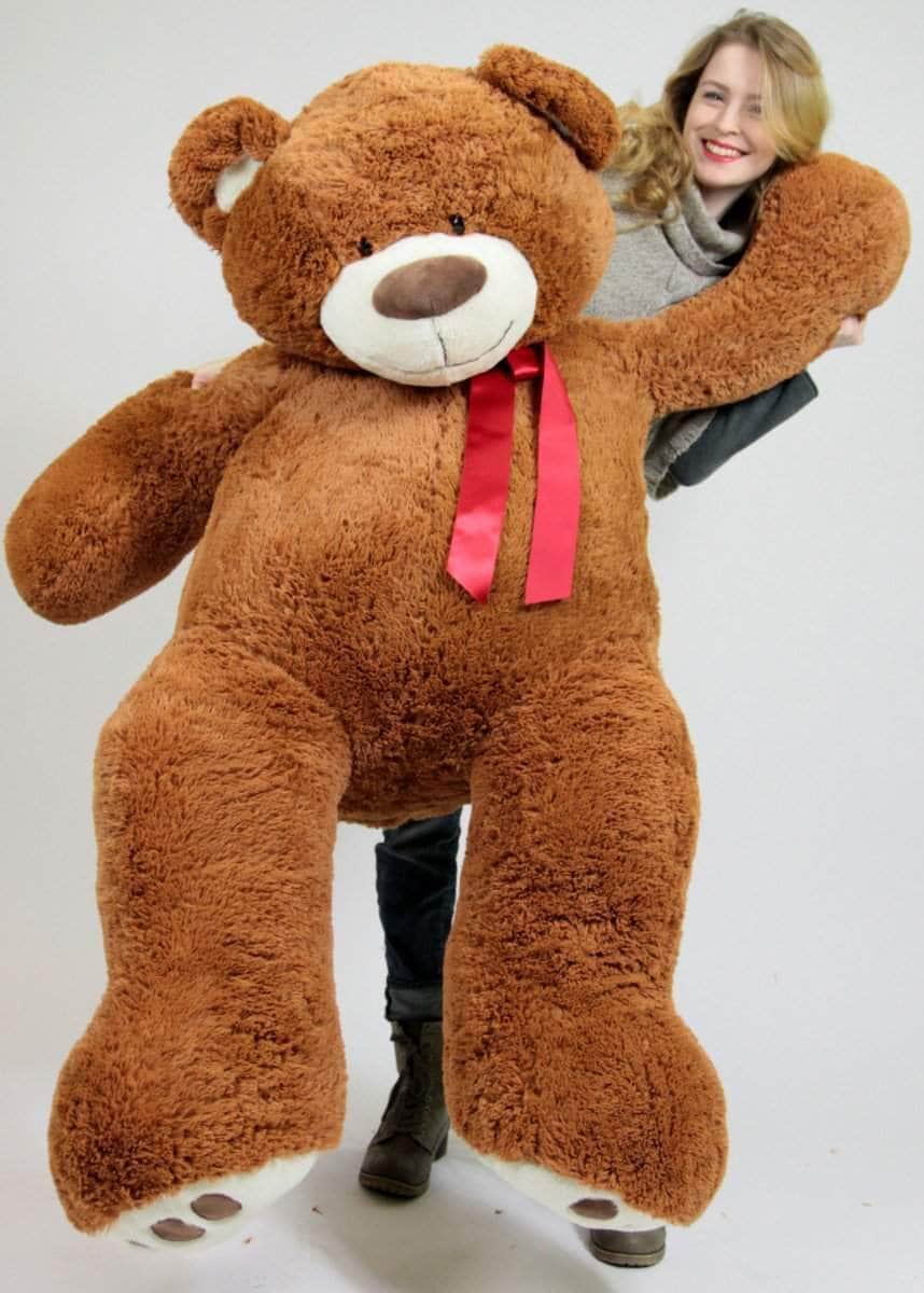 Giant Teddy Bear in Big Box Fully Stuffed & Ready to Hug: Tshirt I Love You