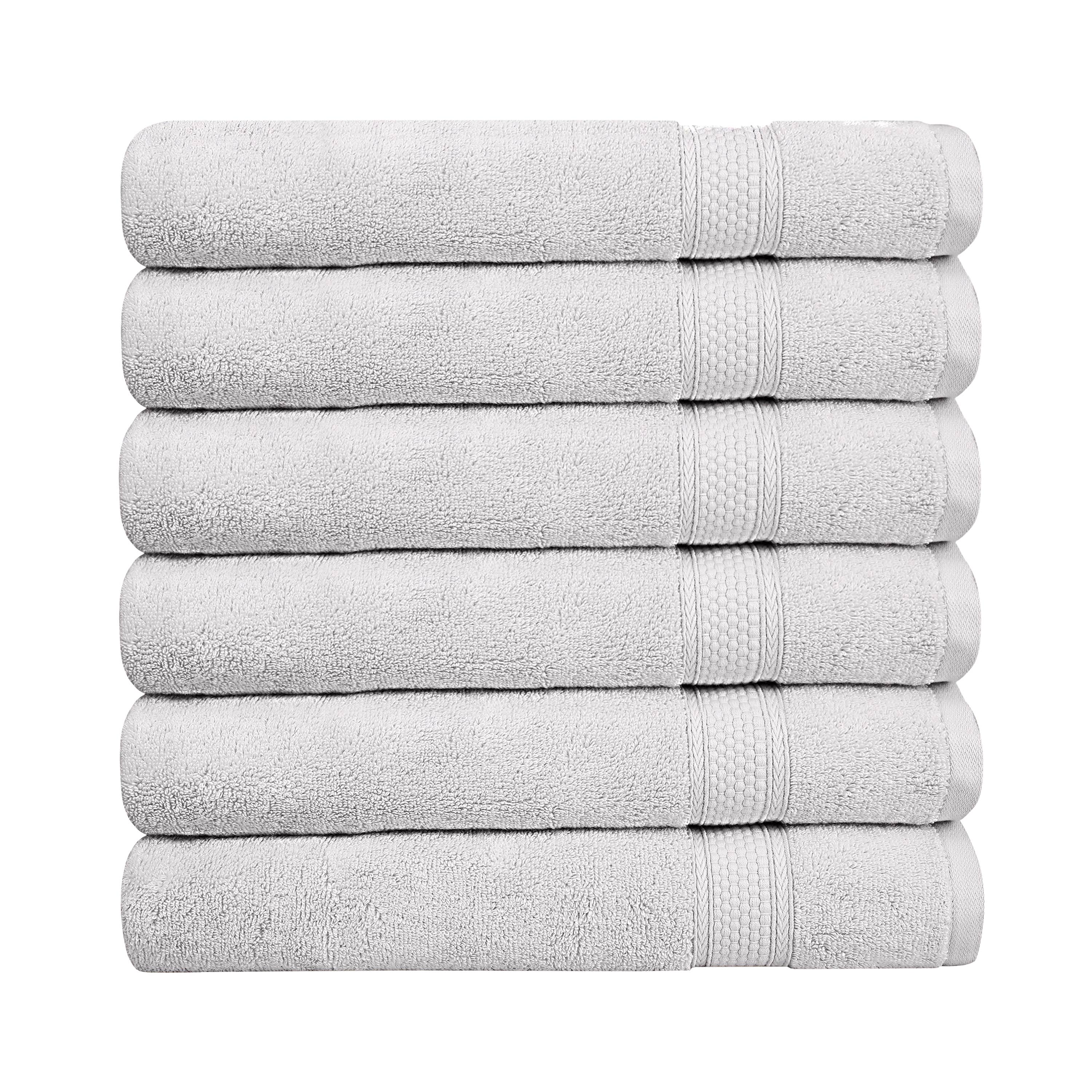 A1HC 100% Cotton Quick Dry & Highly Absorbent Hand Towel Set: Chambray Blue