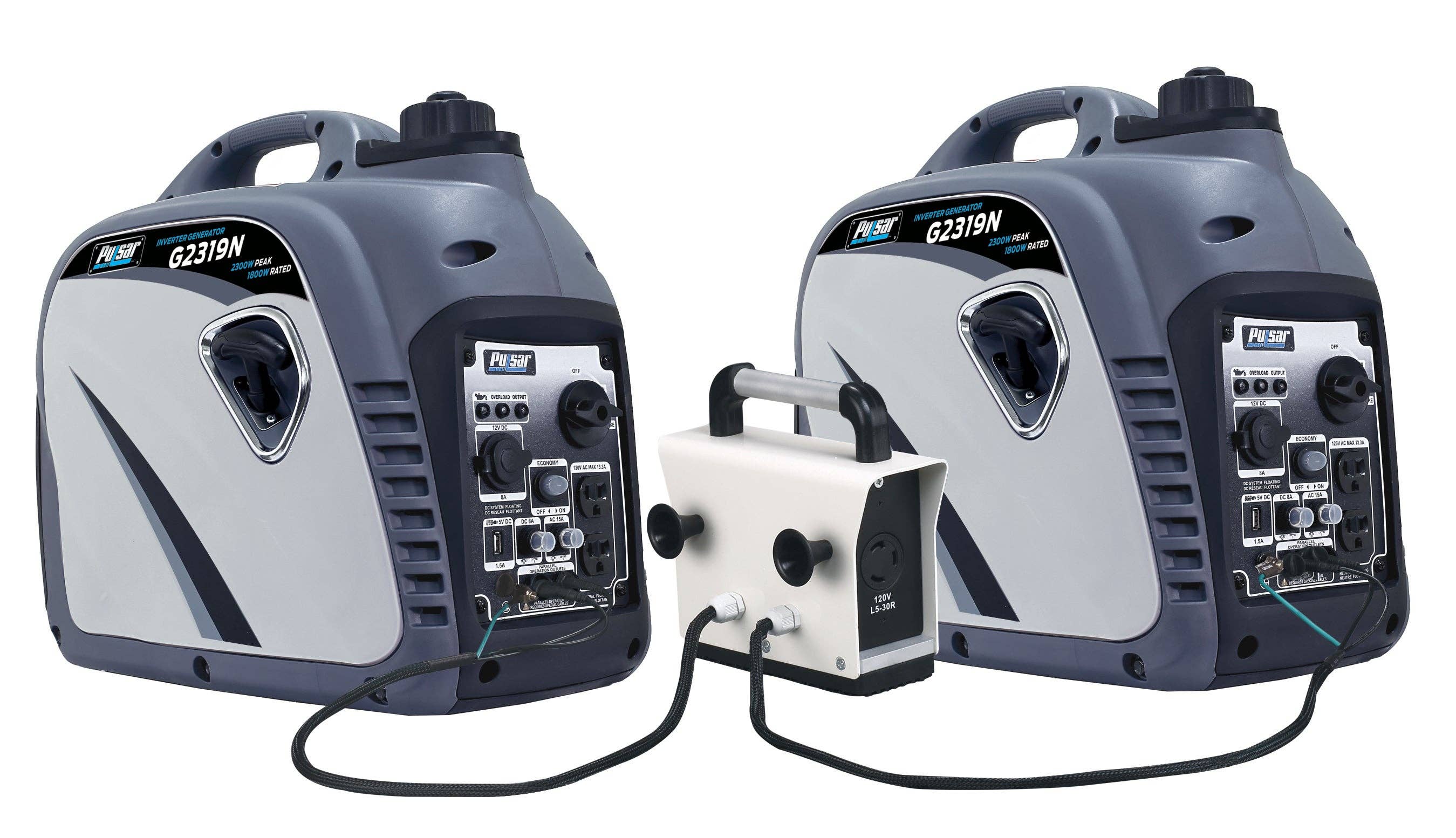 Pulsar 2300W Portable Gas-Powered Quiet Inverter & Parallel Capability Generator G2319N