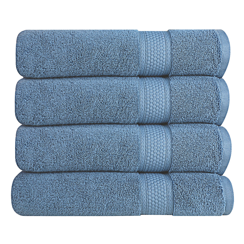 A1HC 100% Cotton Quick Dry & Highly Absorbent Bath Sheet Set: Peach Blush / Pack of 1 Bath Sheet (30"X54")