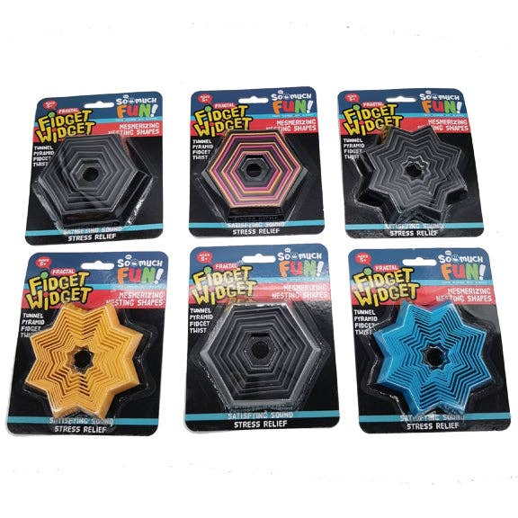 So Much Fun! Fractal Fidget Widget Toy Closeout Assortment: CLOSEOUT PRICE