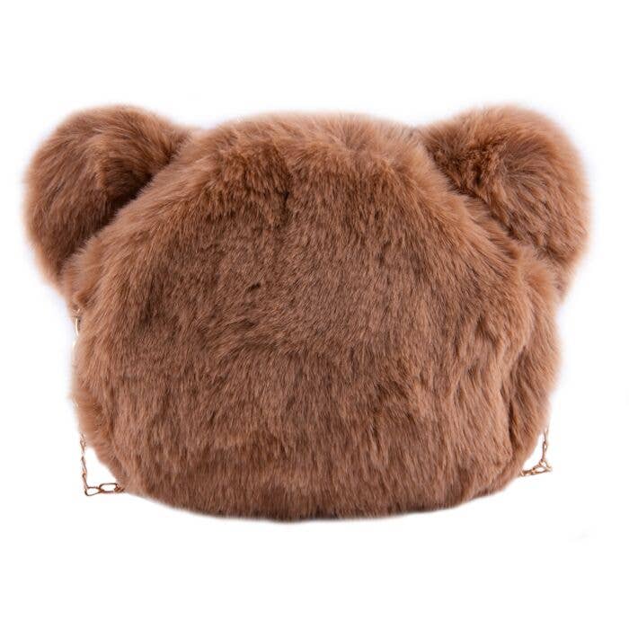 Brown Teddy-Bear Purse
