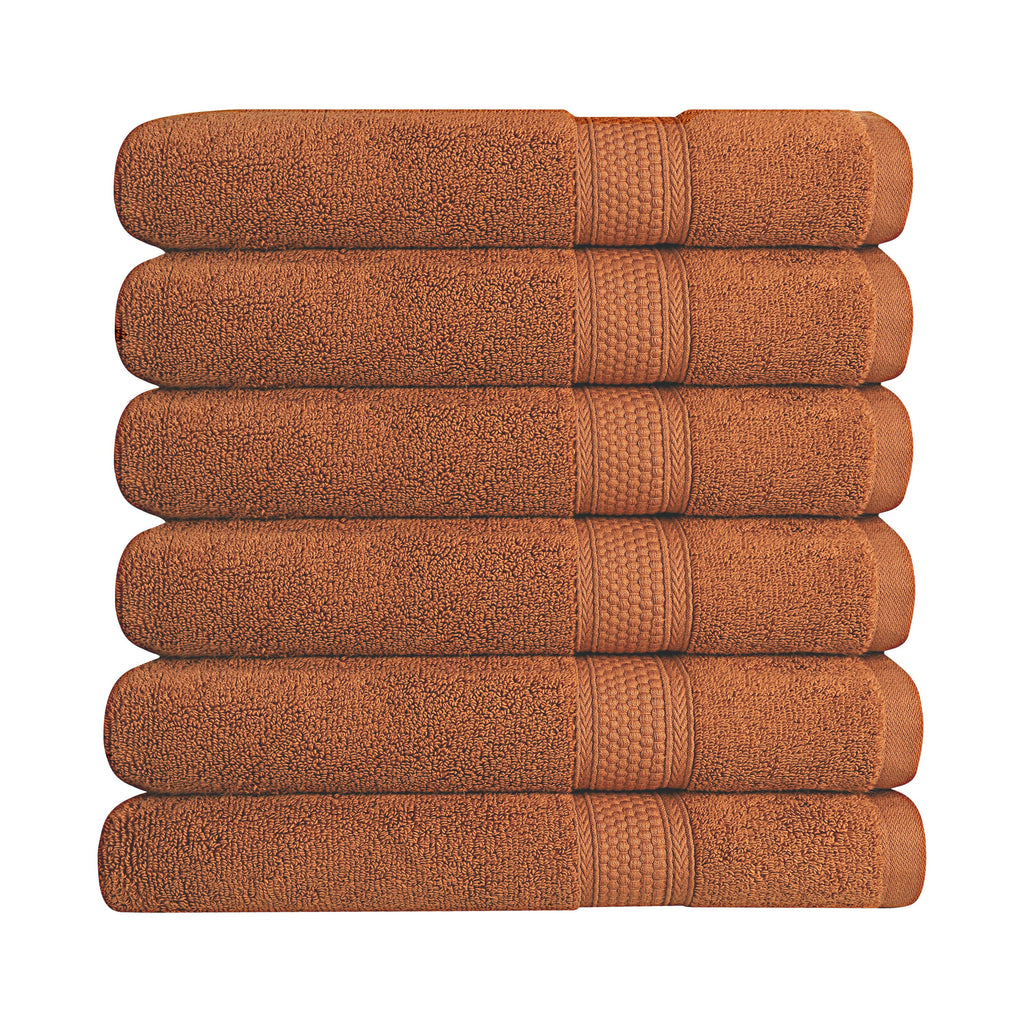A1HC 100% Cotton Quick Dry & Highly Absorbent Hand Towel Set: Bright White