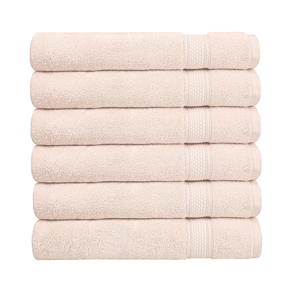 A1HC 100% Cotton Quick Dry & Highly Absorbent Hand Towel Set: Bright White