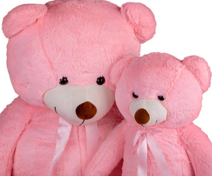 Large Pink Plush Teddy Bear 23"
