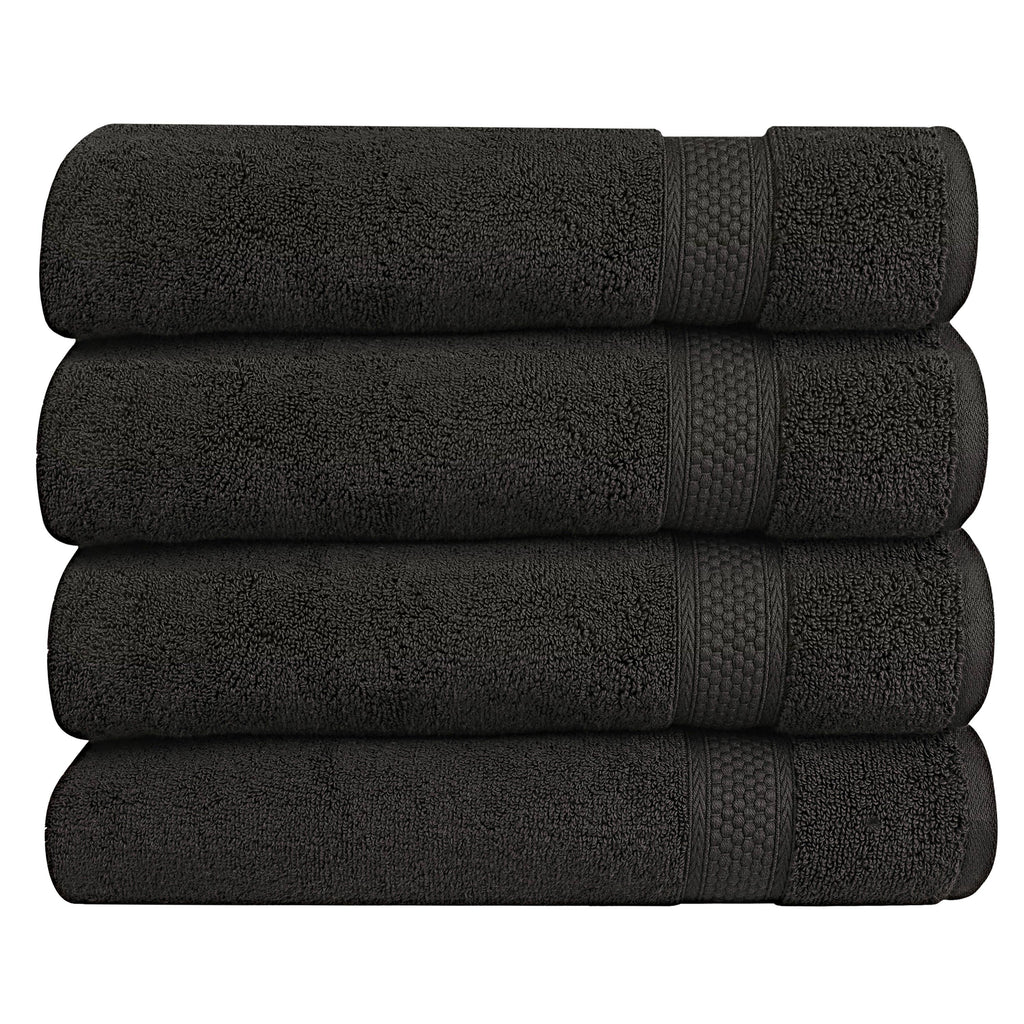 A1HC 100% Cotton Quick Dry & Highly Absorbent Bath Sheet Set: Peach Blush / Pack of 1 Bath Sheet (30"X54")