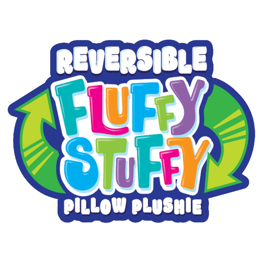 Plush Fluffy Stuffy Reversible Toy Assortment- 6/Pack: Closeout Price
