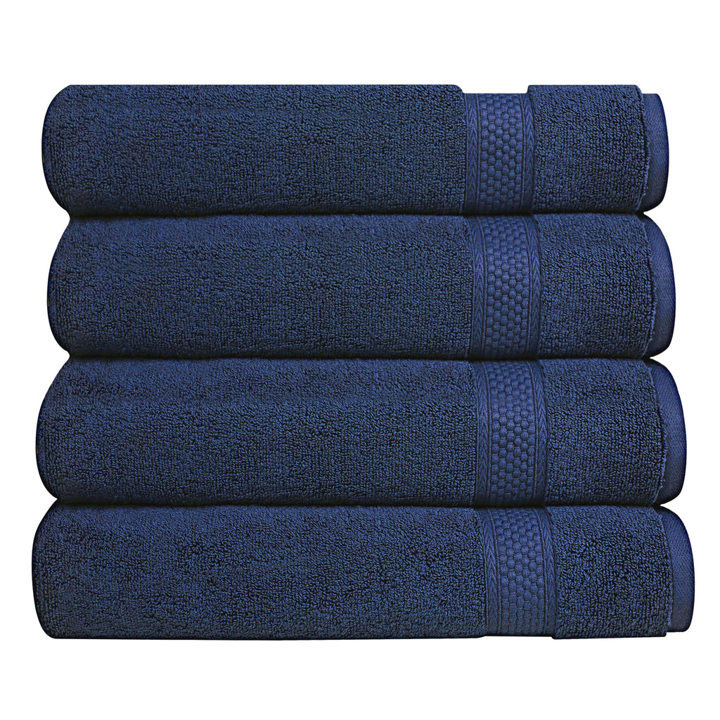 A1HC 100% Cotton Quick Dry & Highly Absorbent Bath Sheet Set: Peach Blush / Pack of 1 Bath Sheet (30"X54")