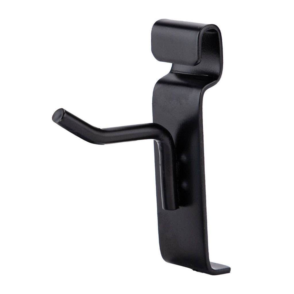 Black Peg Hook for Wire Grid: 2 inch