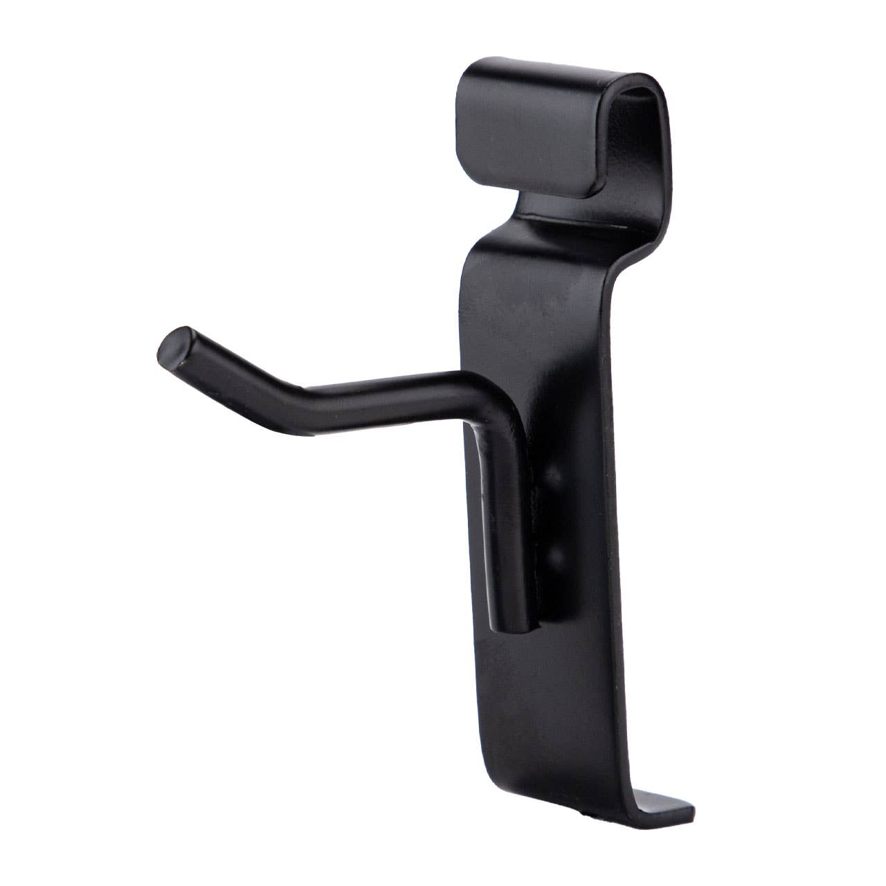 Black Peg Hook for Wire Grid: 2 inch