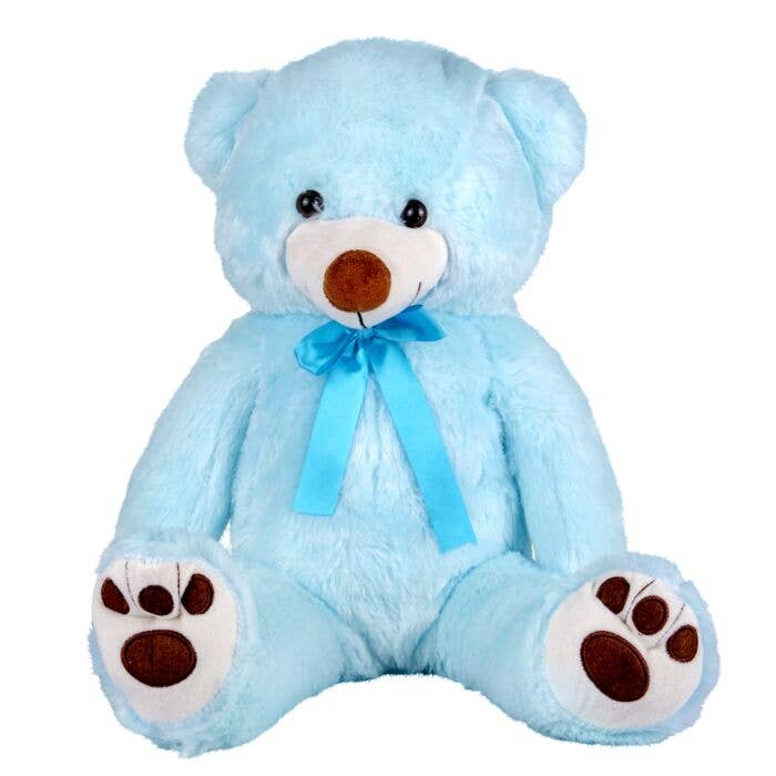Large Blue Plush Teddy Bear 23"