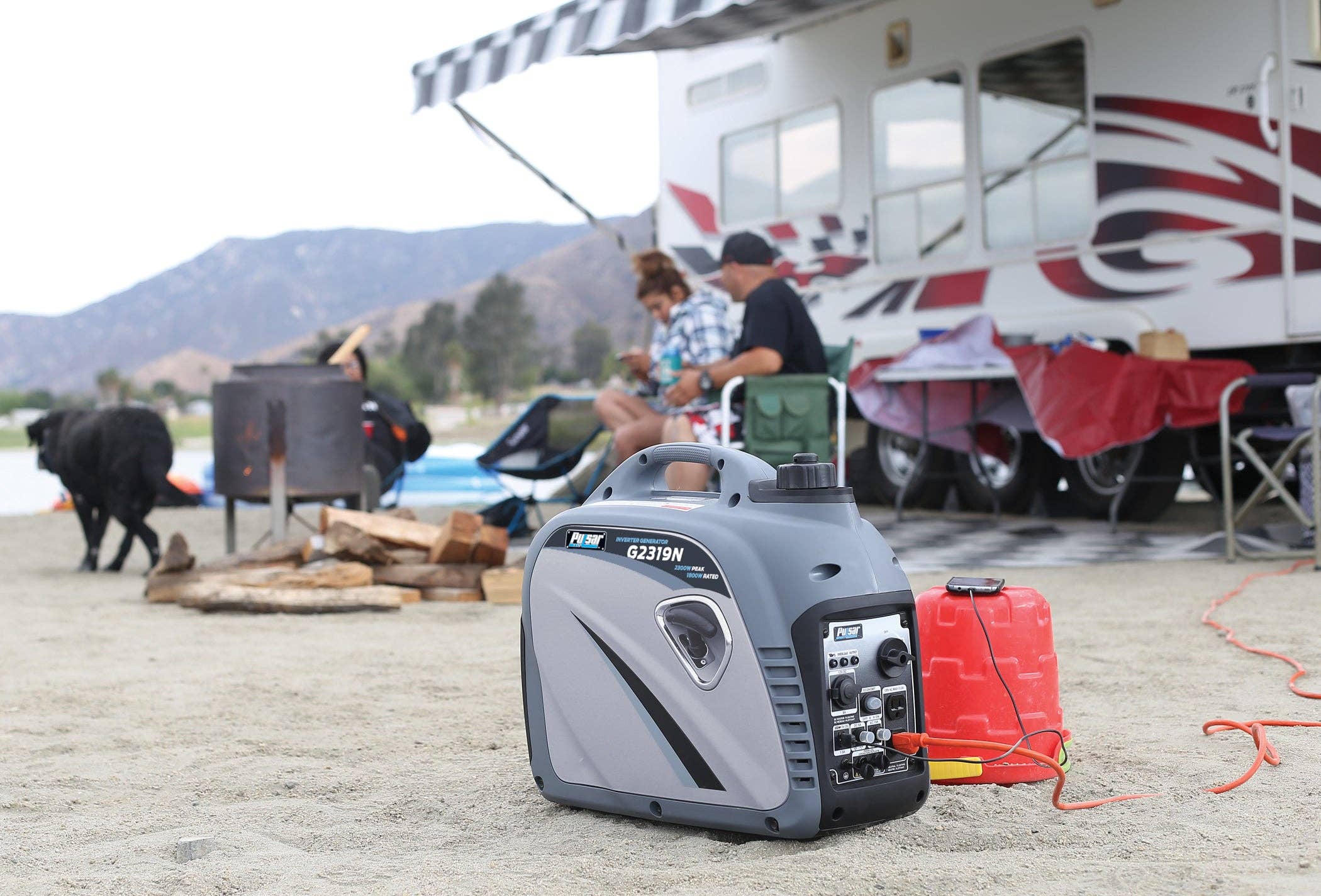 Pulsar 2300W Portable Gas-Powered Quiet Inverter & Parallel Capability Generator G2319N