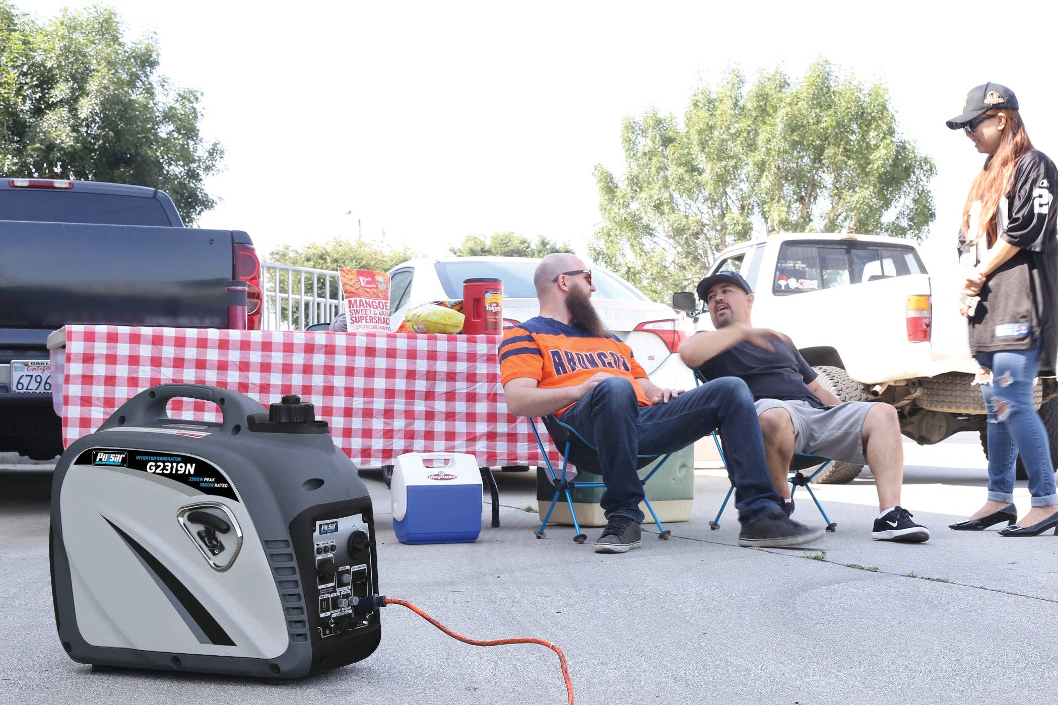 Pulsar 2300W Portable Gas-Powered Quiet Inverter & Parallel Capability Generator G2319N