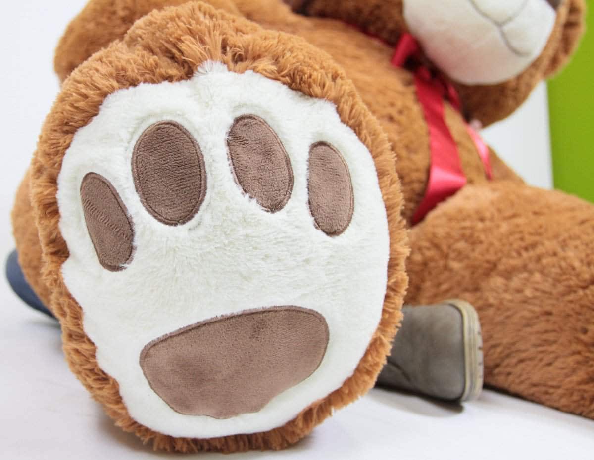 Giant Teddy Bear in Big Box Fully Stuffed & Ready to Hug: Tshirt I Love You